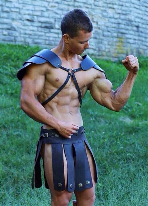 Costume That Is A Warrior Body Muscle Body Muscle Men Gay