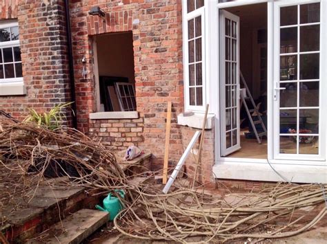 We recently converted this bay window into a double door for the patio. Period Windows Changed into French Doors, Sale