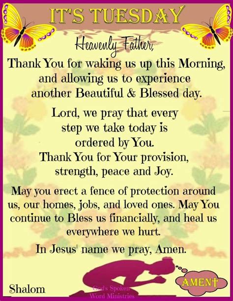 Tuesday Blessings Morning Prayers Happy Tuesday Quotes Tuesday Quotes