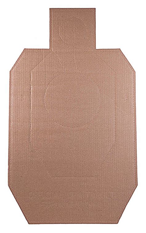 LE TARGETS IDPA Target, Cardboard, PK25 - 38NE50|IDPA-CB ...