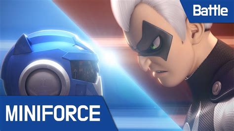 Miniforce Battle Scene 1 Mini Force Vs Mechamon Youtube