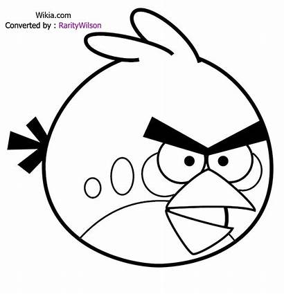 Angry Birds Coloring Pages Bird Character Colouring