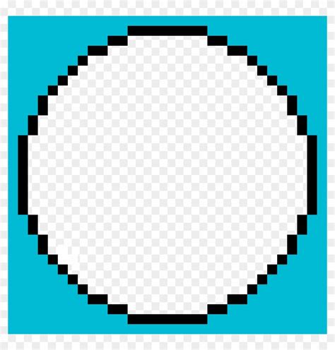 It can be used for lighthouses the first is to create a circular frame that outlines all vertices with the largest circle (see example). Circle Pixel / white circle | Pixel Art Maker / Pixel ...