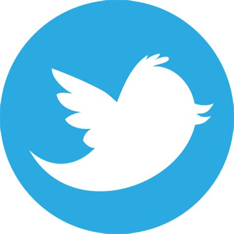 Download High Quality twitter logo round Transparent PNG Images - Art
