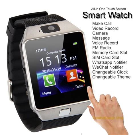 Glass front (sapphire crystal), ceramic/sapphire crystal back, stainless steel frame. CreativeDesign Phone Watch Sim Card (end 9/22/2017 1:00 PM)