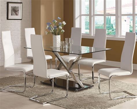 Glass Top Dining Tables Homesfeed