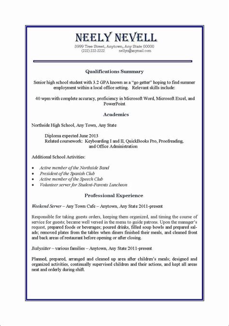 Maybe you would like to learn more about one of these? 40 First Time Job Resume in 2020 | Job resume template, First job resume, Student resume template