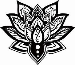 Lotus moon mandala moon lotus blossom symbol for vinyls, stickers, laser cut, cricut, silhouette. Image result for free svg zentangle | Mandala svg, Lotus ...