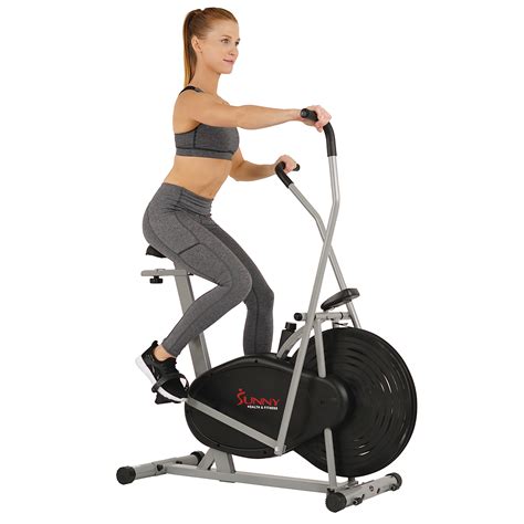 Sunny Health Fitness Sf B2618 Air Resistance Hybrid Upright Exercise