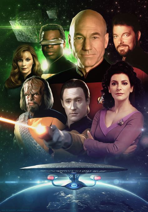 News & interviews for star trek: Star Trek "The Next Generation" Fanart Poster | Star trek ...