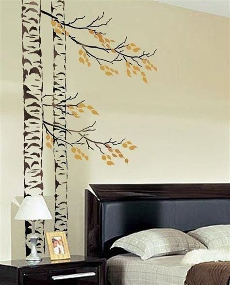 Large Tree Stencil Beautiful Birches Reusable Stencils For Easy Diy