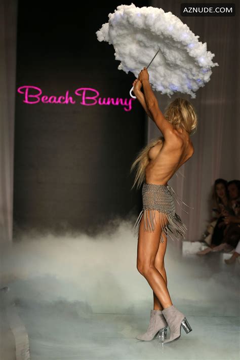 Joy Corrigan Topless During Beach Bunny Show In Miami Aznude