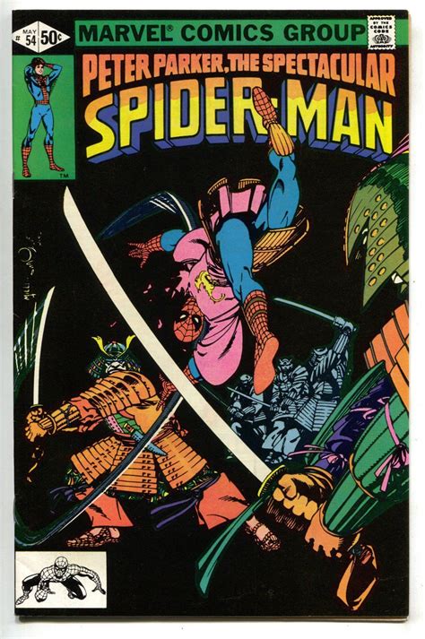Spectacular Spider Man 54 Marvel 1981 Nm Avengers Captain America