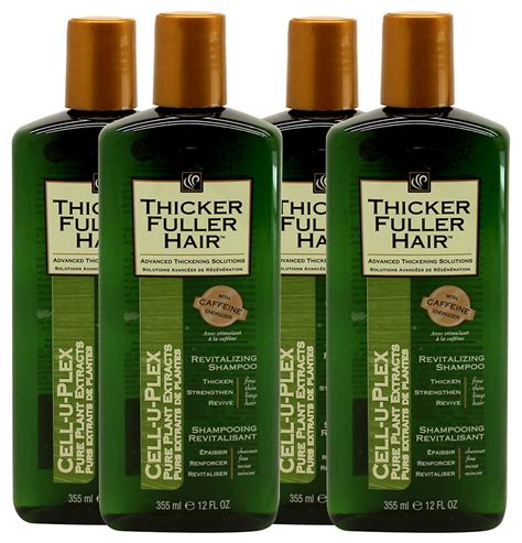 Thicker Fuller Hair Revitalizing Shampoo 12 Ounce Pack Of 4
