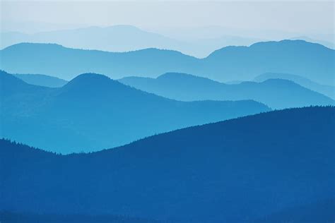 Hd Wallpaper Mountain Range Mountains Lake Placid Minimal Blue 4k