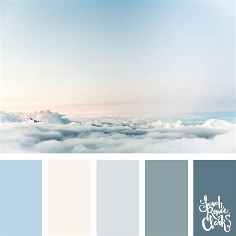 25 Color Palettes Inspired By Spectacular Skies And Pantone Classic Blue