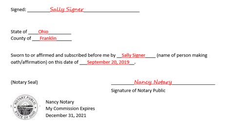 The notary public handbook, information regarding the qualifications and procedures you must follow to become a notary public, and certificate of acknowledgment and the county named in the heading in the notarial certificate is the county where the signer personally appeared before the notary public. Frequently Asked Questions About Notaries - Ohio Secretary ...