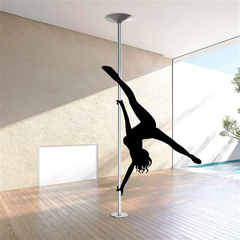 Amzdeal Stripper Pole Upgraded Fitness Pole Spinning Dancing Pole