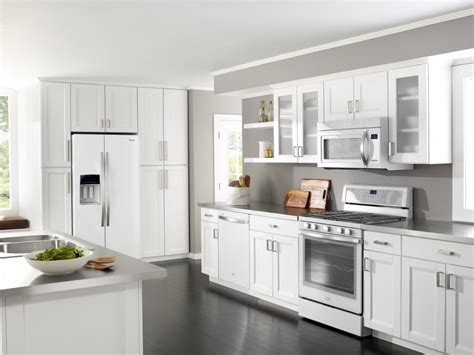 In this kitchen, the white and black elements create the perfect contrast, beautifying when you are mixing white kitchen cabinets and a predominantly white kitchen with other colors. My Dream Kitchen: The Whirlpool White Ice Collection ...