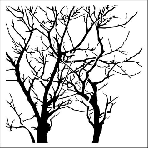469 best cherry blossom tree free brush downloads from the brusheezy community. Tree Branches Stencil - ClipArt Best
