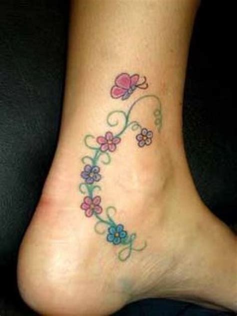Flower Vine Tattoo Designs
