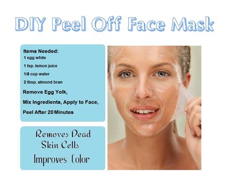 Diy Peel Off Face Mask Musely