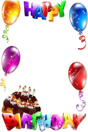 Photo frames. Happy birthday to you