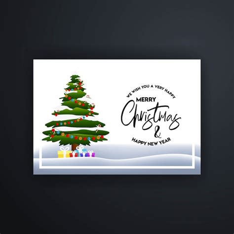 Premium Vector Christmas Banner With Elegant Decoration