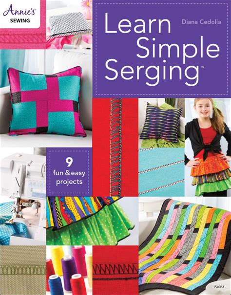 Learn Simple Serging Ebook Beginner Sewing Projects Easy Sewing