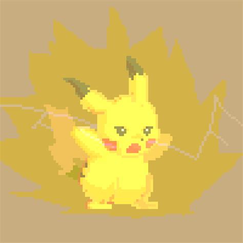 Pixilart Pikachu By Pr1nceb00d