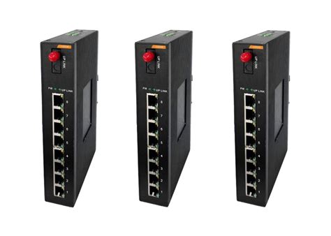 Af Standard 8 Port Industrial Poe Switch Store And Forward Processing