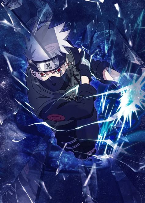 Naruto Kakashi Poster By Melvina Poole Displate Naruto Uzumaki