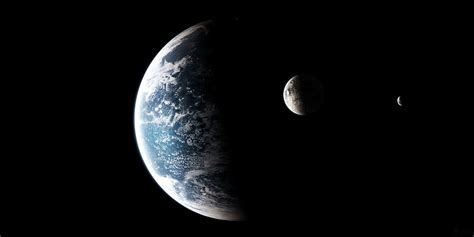 Hd Wallpaper Earth And Moon Wallpaper The Atmosphere Satellites