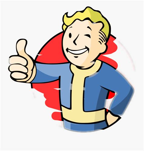 Vault Boy Thumbs Up Clipart Png Download Vault Boy Fallout Logo