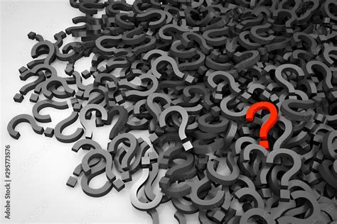 red question mark on background of black question marks stock illustration adobe stock