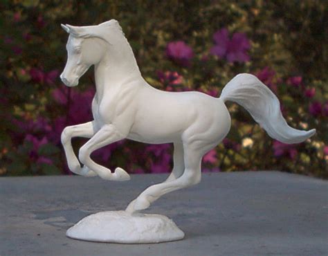 treasured  artist resin arabian horse sculpture