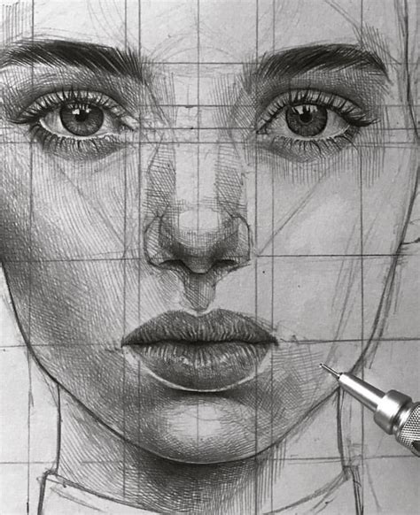 Pencil Sketch Artist Efraín Malo Drawing Artwoonz Mujer Dibujo A