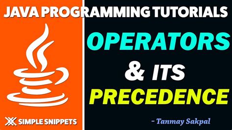 Operators In Java And Operator Precedence With Program Example Java