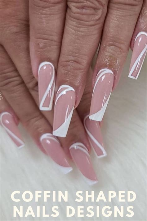 Simple Nail Designs 2022 Coffin ~ 47 Perfect Coffin Acrylic Nails Design In Summer Nail Art 2021