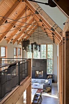 75 Timber Steel Trusses Ideas House Design Steel Trusses Rustic House