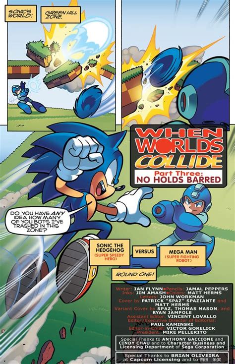 Megaman Vs Sonic Sonic Vs Mega Man Worlds Collide 3
