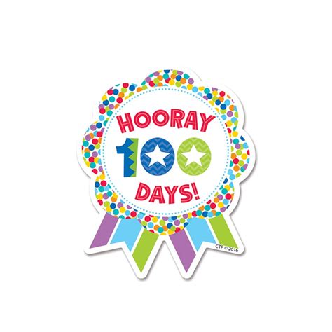 Hooray 100 Days Ribbon Reward Ctp1800 Creative Teaching Press