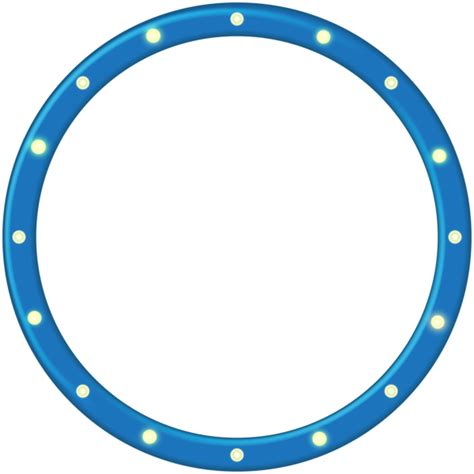 Blue Round Border Frame Png Clip Art Image Gallery Yopriceville