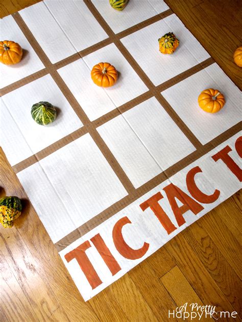 Pumpkin Tic Tac Toe Game A Pretty Happy Home