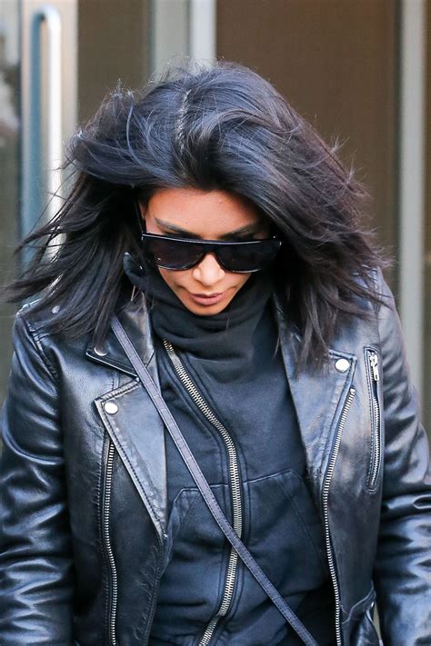 How to bleach hair without damage. Brunette Hair Inspiration: Kim Kardashian's Blue-Black Hue ...