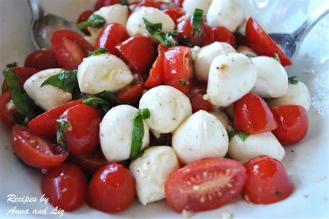 Spring Tomato Basil Bocconcini Salad 2 Sisters Recipes