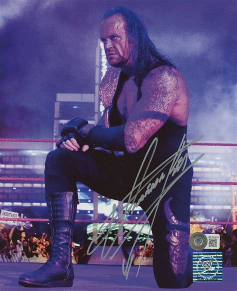 Undertaker Signed Wwe X Photo Beckett Pristine Auction