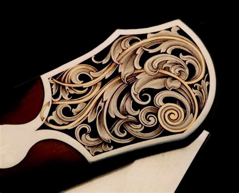 Sam Alfano Engraver Custom Knife Engraving