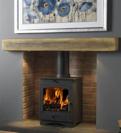 Log Burner Fireplace And Surround Ideas Direct Stoves Brick Fireplace