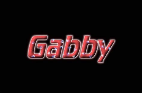Gabby Лого Бесплатный инструмент для дизайна имени от Flaming Text